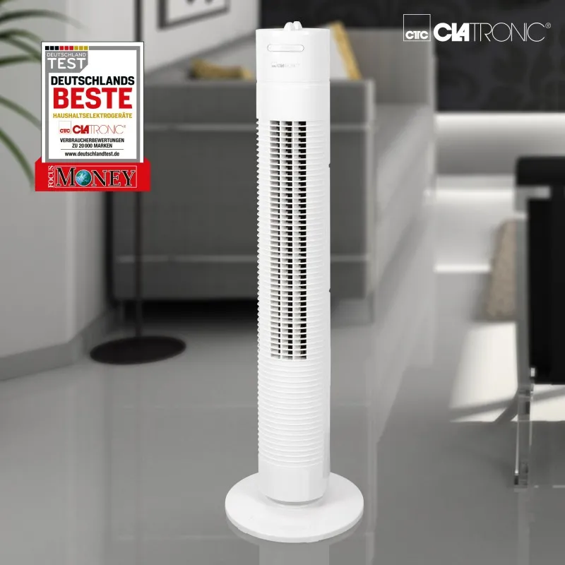 Колонный напольный вентилятор Clatronic TVL 3770 White